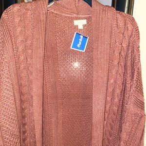 Fall orange/brown color cardigan